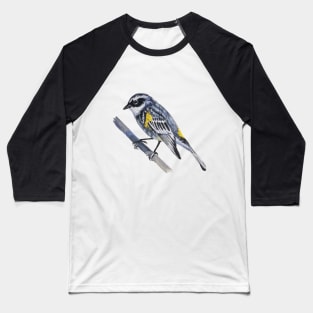 Yellow Rumped Warbler painting (no background) Baseball T-Shirt